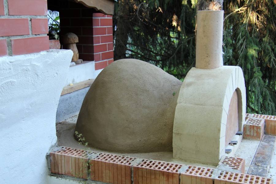 Rohform des Backraumes. Wird noch geklättet