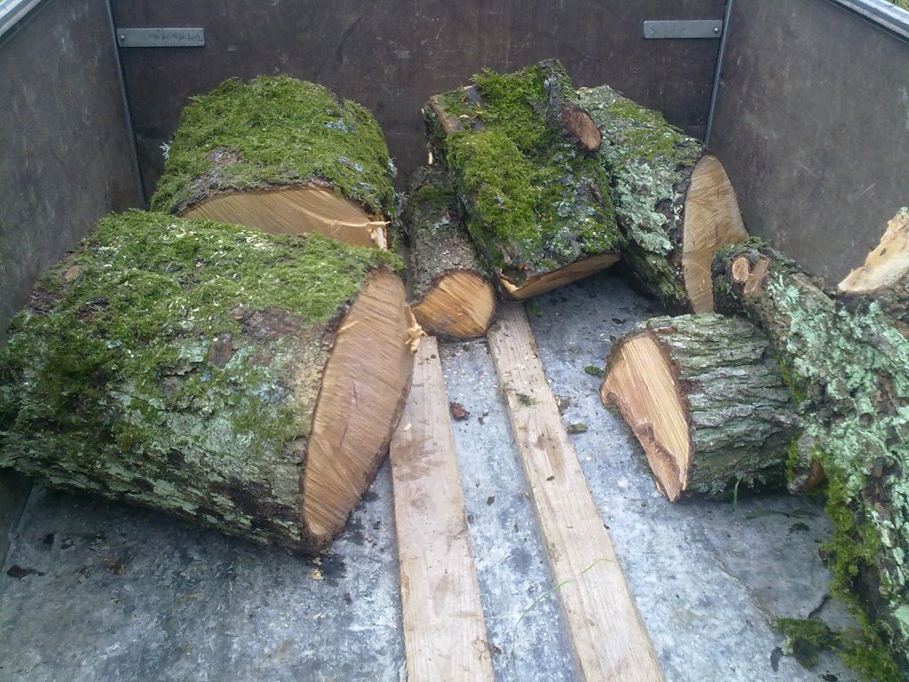 Das Anhägerlein füllt sich.