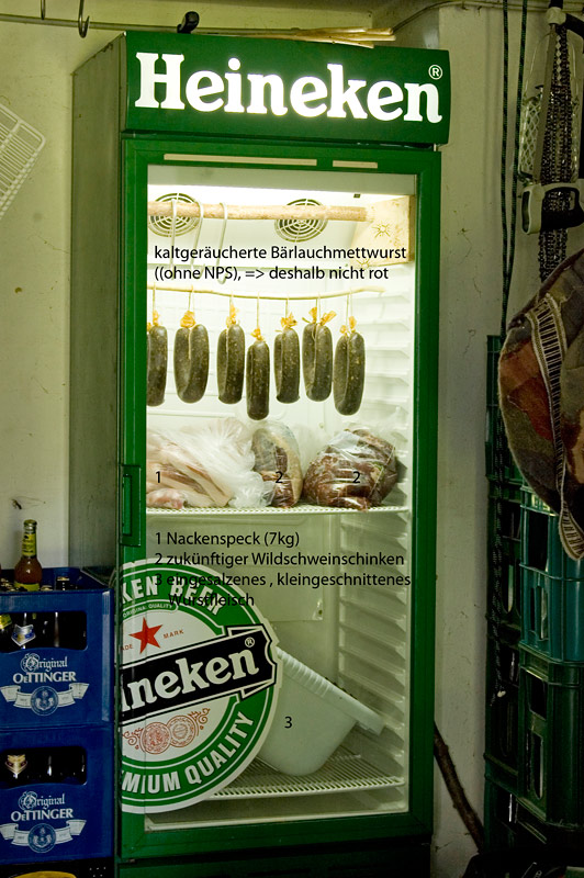 so sieht mein Getränkekühlschrank gerade aus