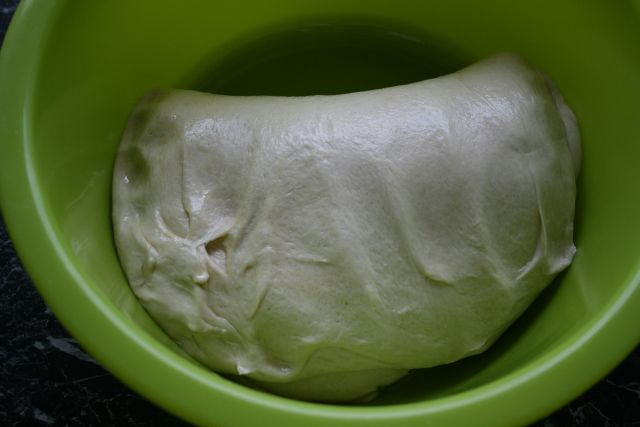 Teig nach dem zweiten Kneten