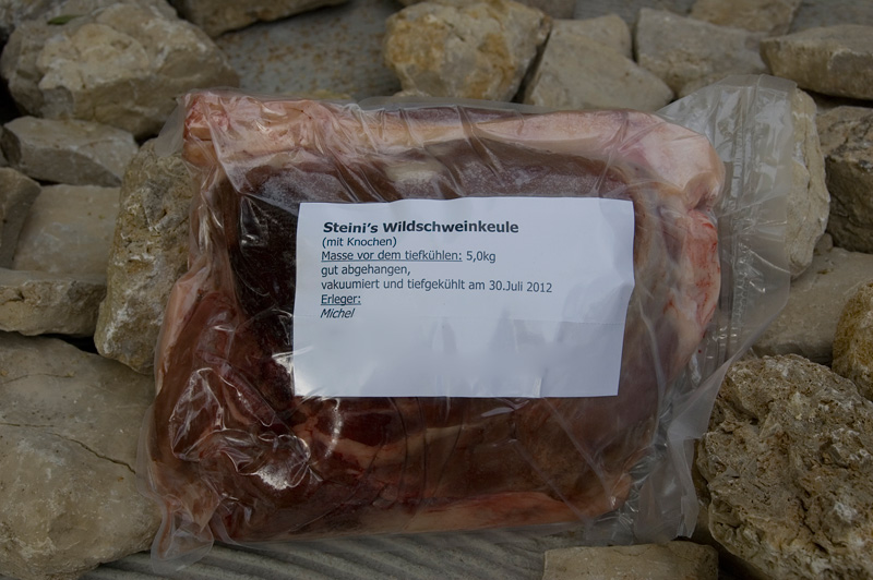 "Dekowildschweinkeule"