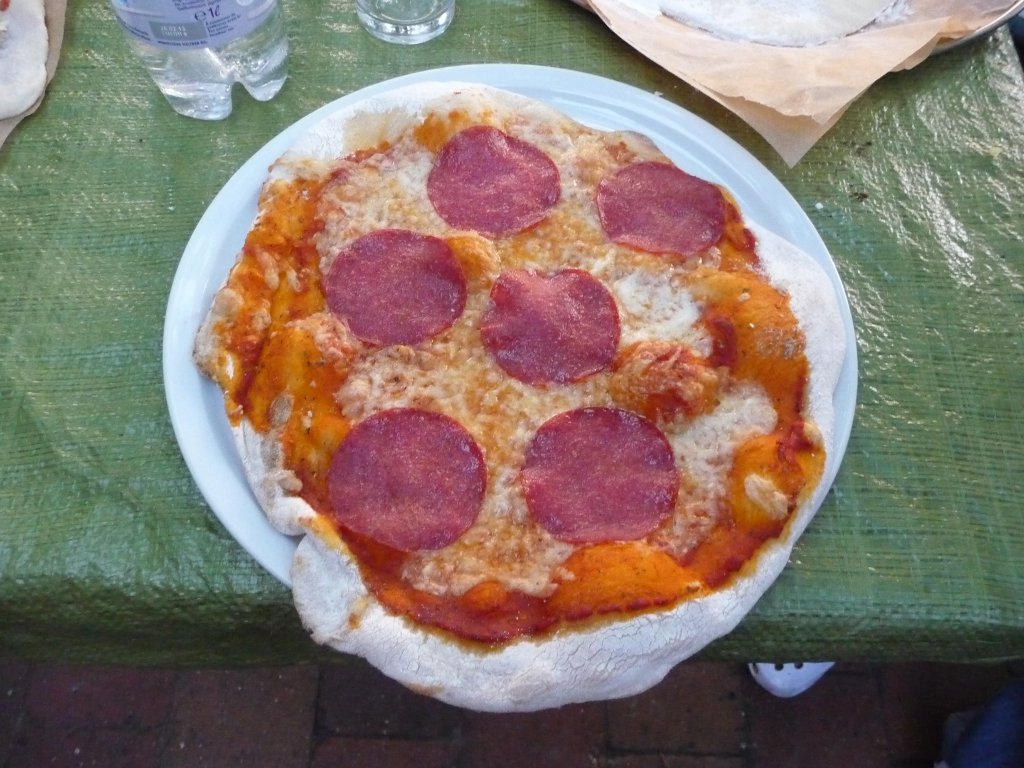 erste Pizza