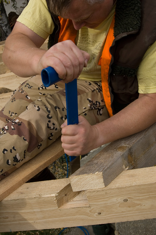 der Schornstein hat etwas "geärgert"