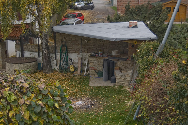 Jetzt kann es regnen oder meinetwegen auch schneien...