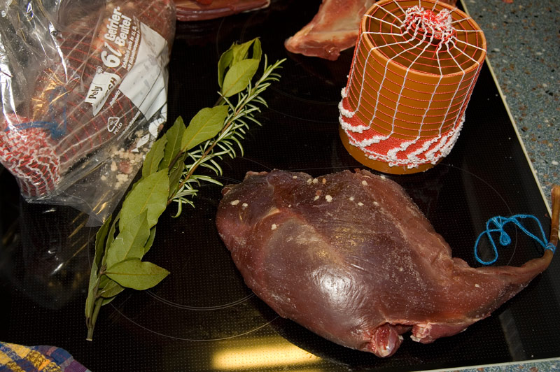 die ohne Gewürze ist bereits eingetütet